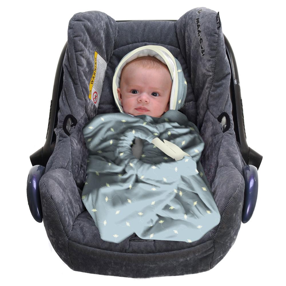 babymarkt Tragehilfe mint honey bee - Organic cotton Online Outlet
