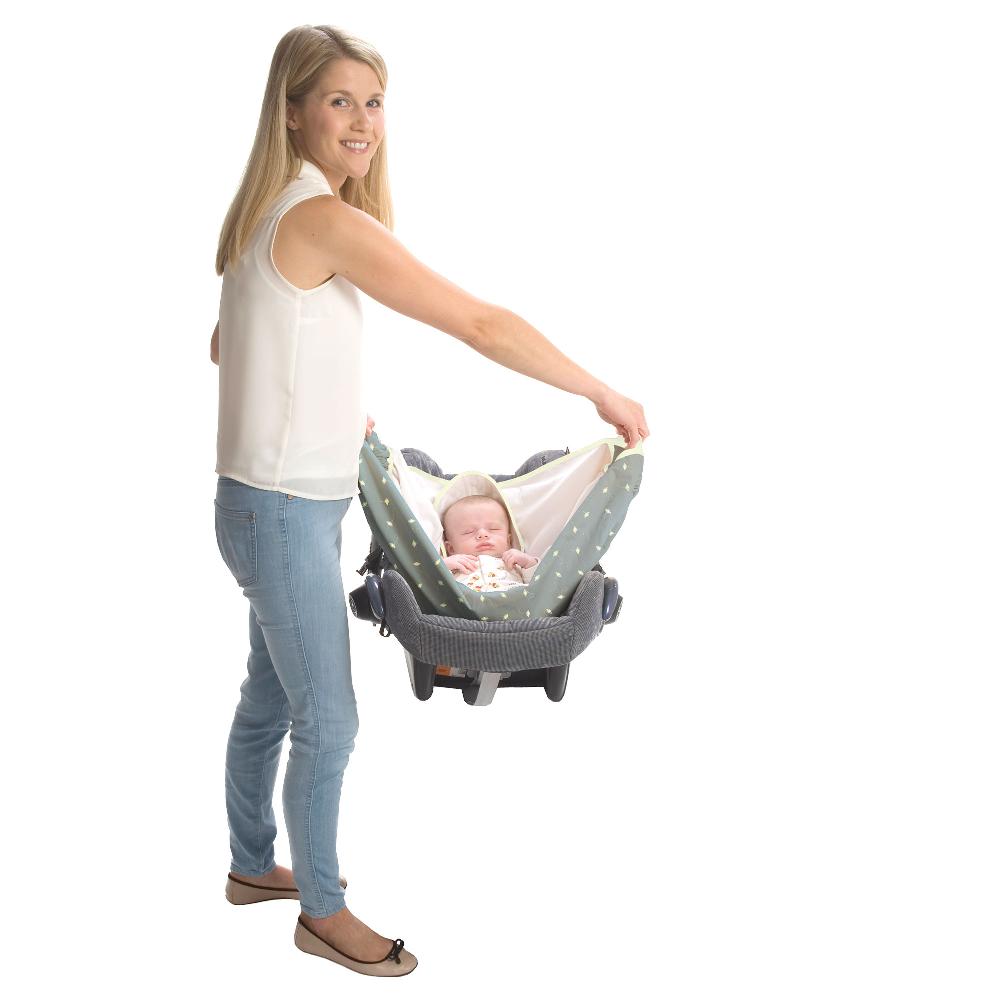 babymarkt Tragehilfe mint honey bee - Organic cotton Online Outlet