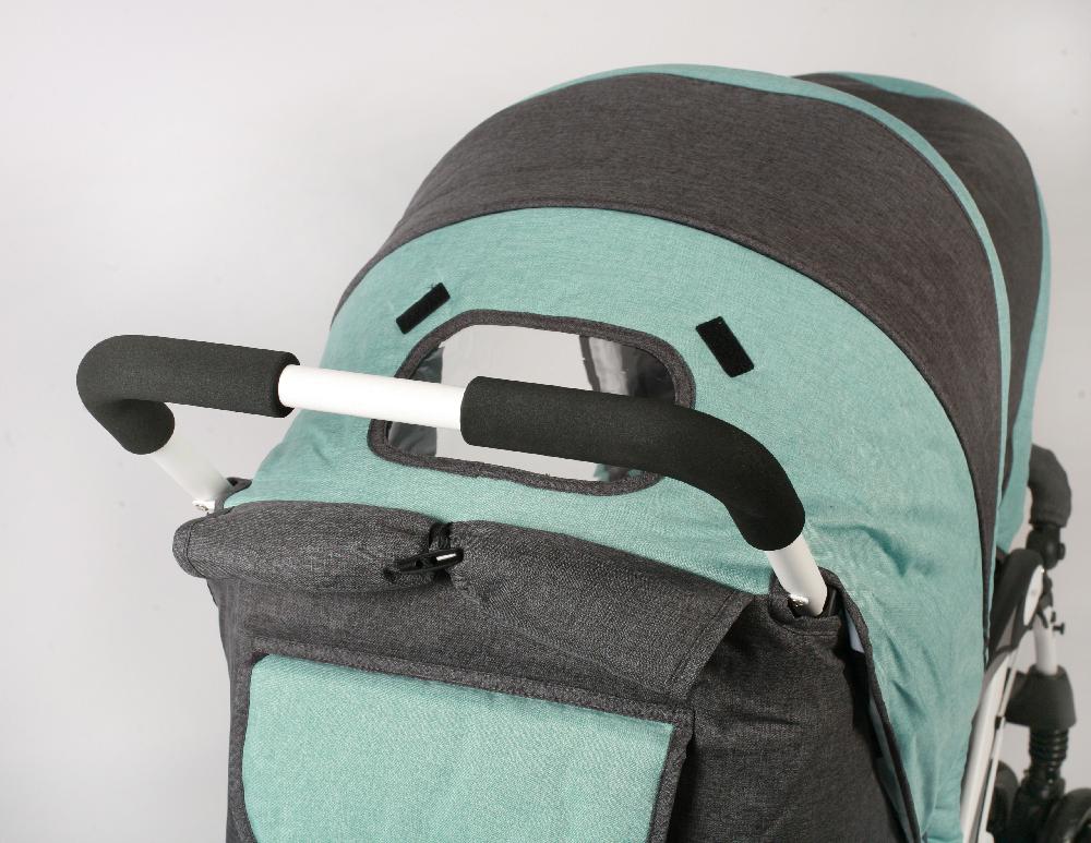 babymarkt Geschwisterwagen DUO Melange mint Super Sparpreis