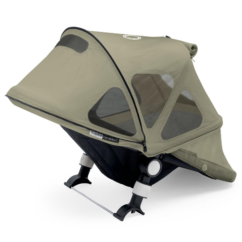 babymarkt Sonnendach mit Lüftungsfenstern Breezy Donkey Dark Khaki Super Rabatt