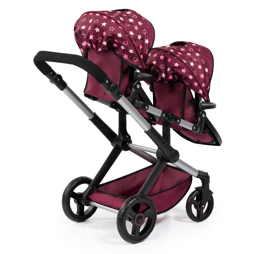 babymarkt Design Zwillings-Puppenwagen Xeo Twin mit Einhorn Riesige Rabatte