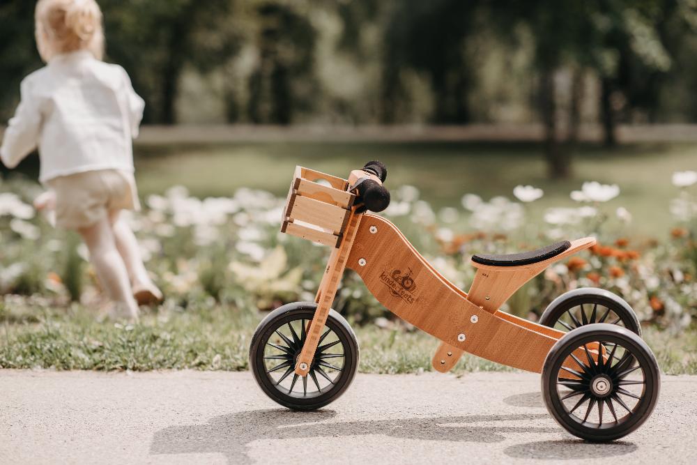 babymarkt 2-in-1 Dreirad Tiny Tot Plus Bambus Fabrikladen