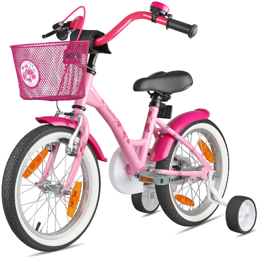 babymarkt Kinderfahrrad 16" mit Stützräder rosa-weiß Blitzverkäufe