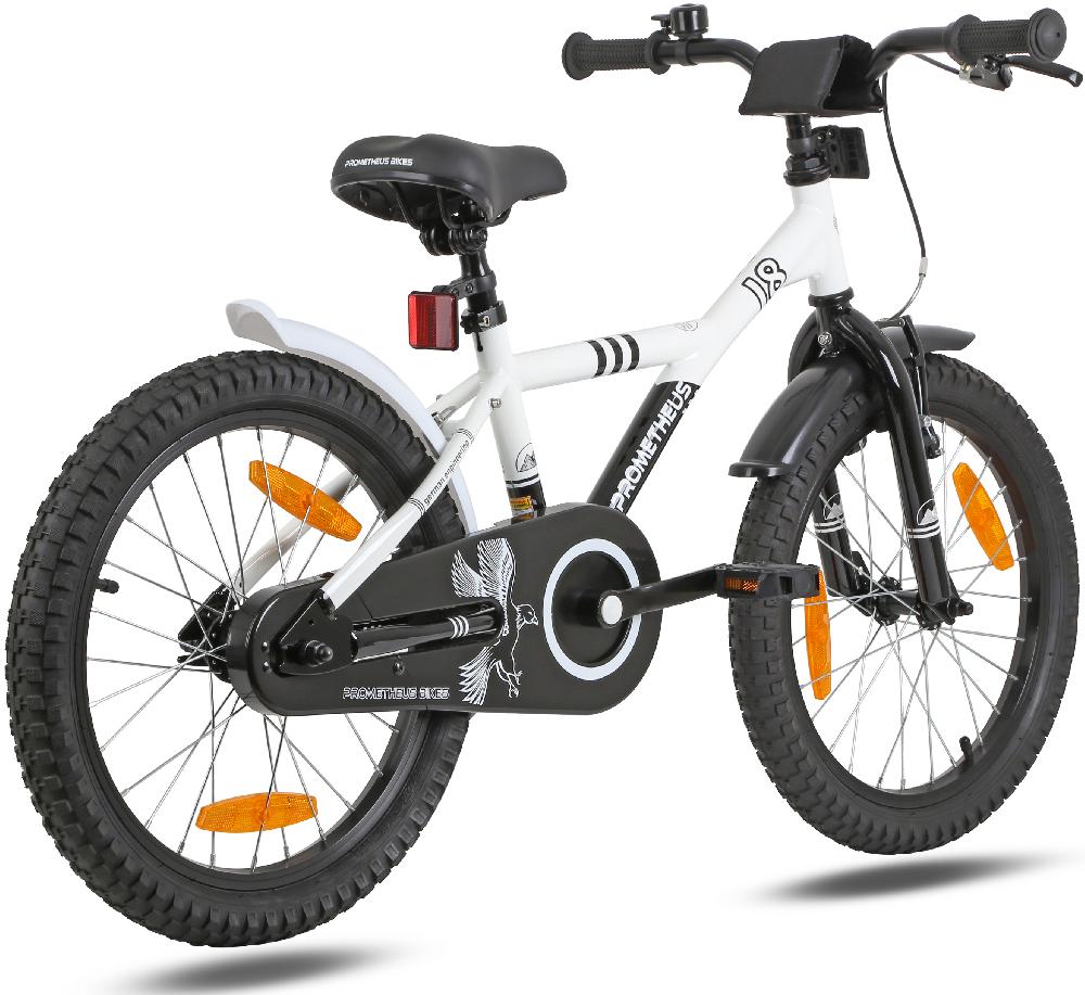 babymarkt Kinderfahrrad 18" weiß-schwarz Limitierter Zeitrabatt