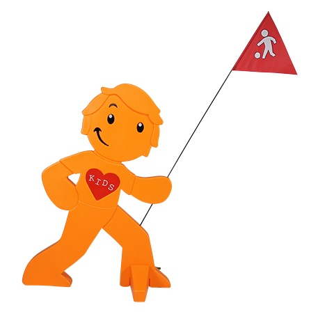 babymarkt Streetbuddy Warnfigur für mehr Kindersicherheit - orange Sonderangebot