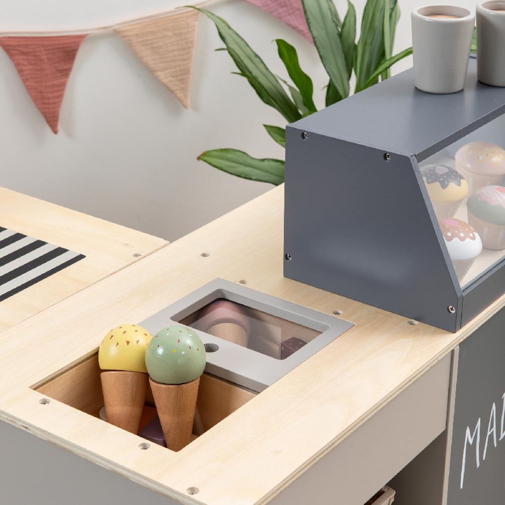 babymarkt Kaufladen Bollea warmgrau/natur Online Shopping