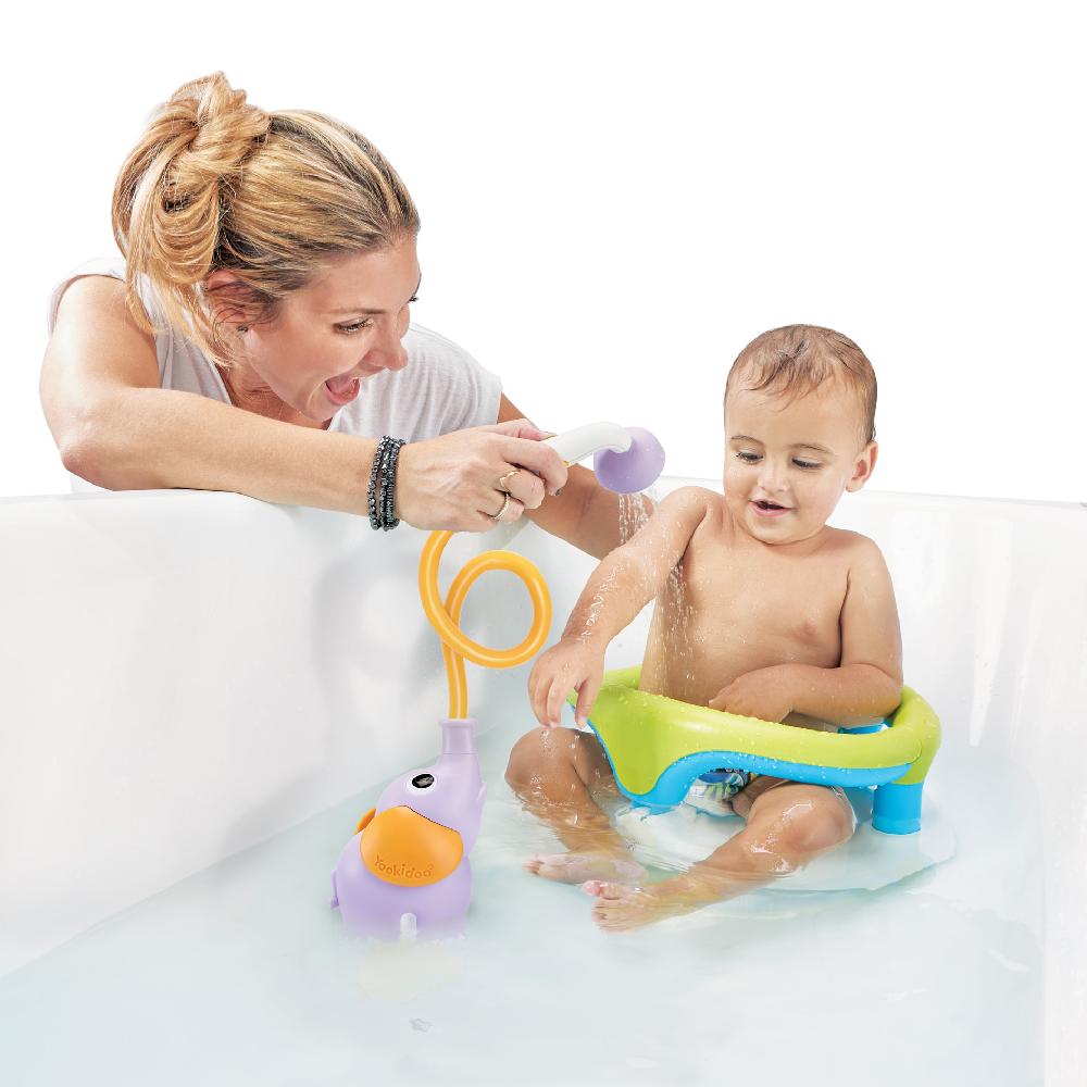 babymarkt Babydusche Elefant lila Vatertagsangebot