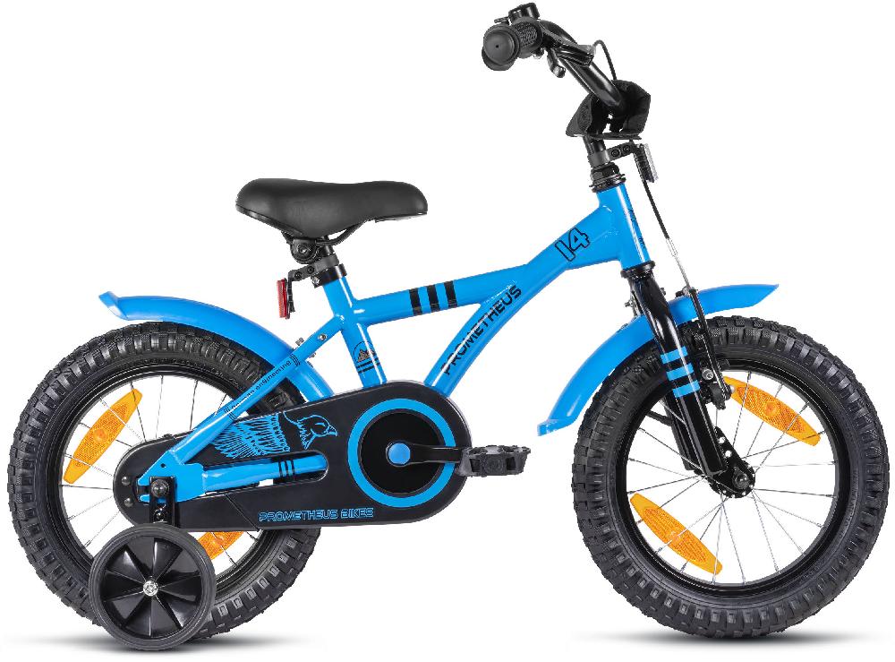 babymarkt Kinderfahrrad 14" mit Stützräder blau-schwarz Valentinstagsangebot