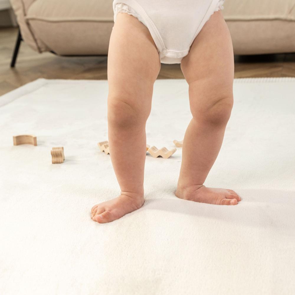 babymarkt Samtmatte-Spielmatte für Baby 200 x 150 cm Grau Lagerräumung