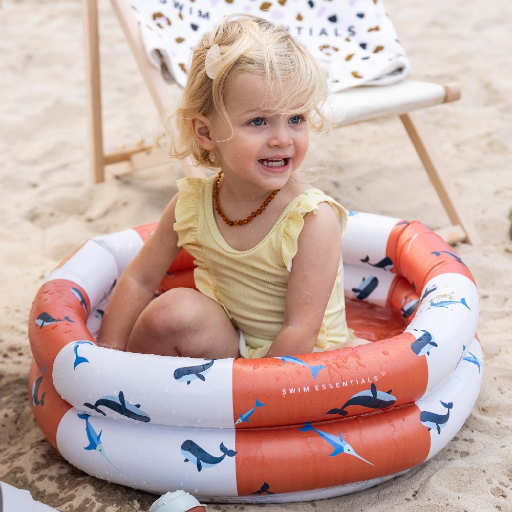 babymarkt Aufblasbarer Pool Red-White Whale 60 cm Sonderangebote
