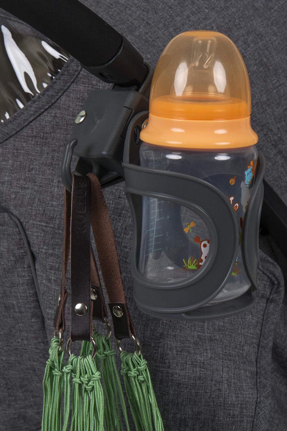 babymarkt Flaschenhalter mit Taschenhalter grau JETZT KAUFEN