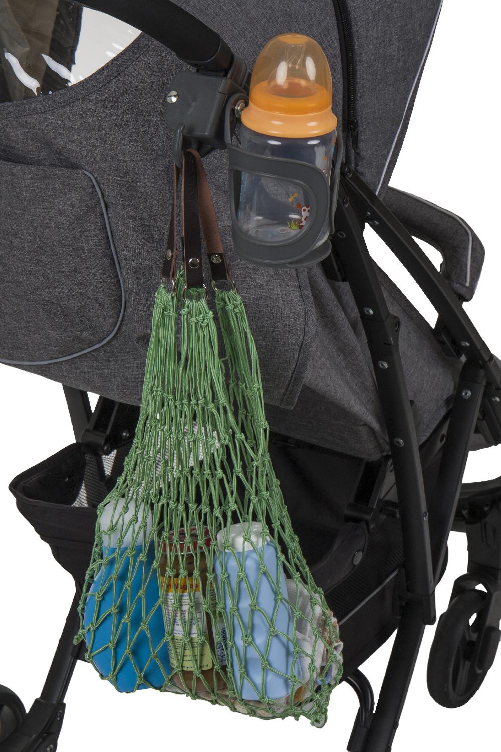babymarkt Flaschenhalter mit Taschenhalter grau JETZT KAUFEN