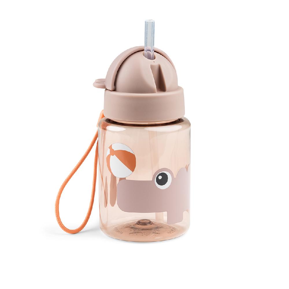 babymarkt Trinkflasche mit Strohhalm Playground rosa Schlussverkauf