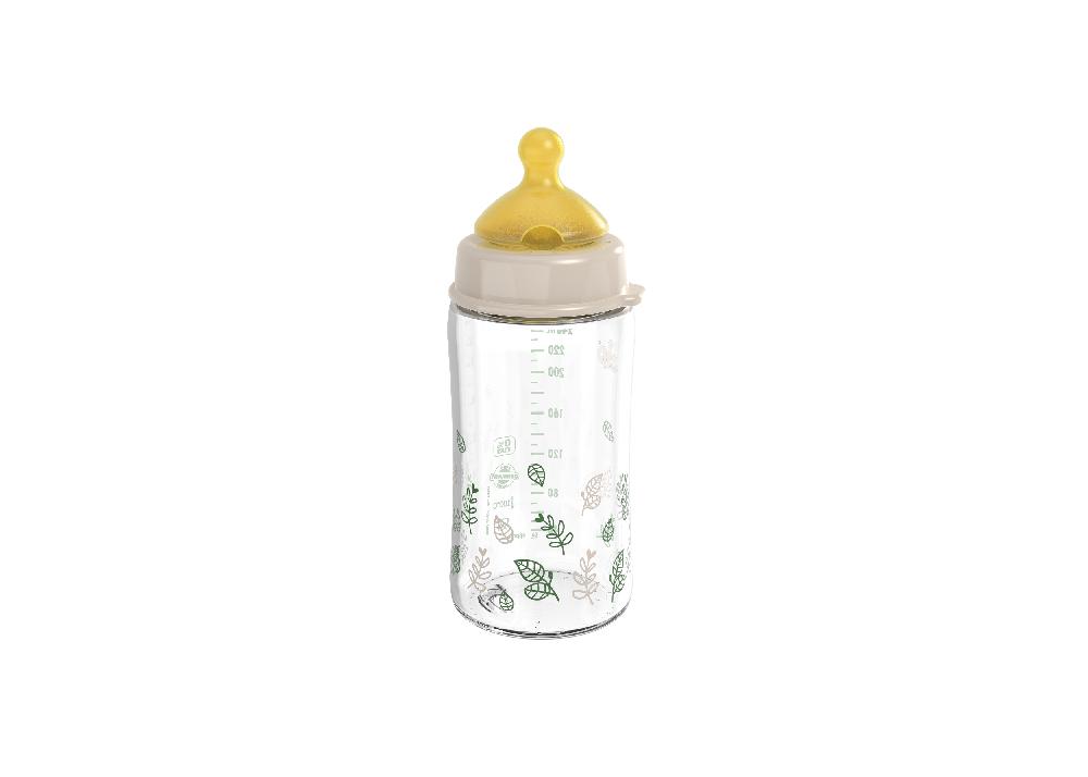 babymarkt Weithalsflasche cherry green Girl 240 ml aus Glas Fabrikverkauf