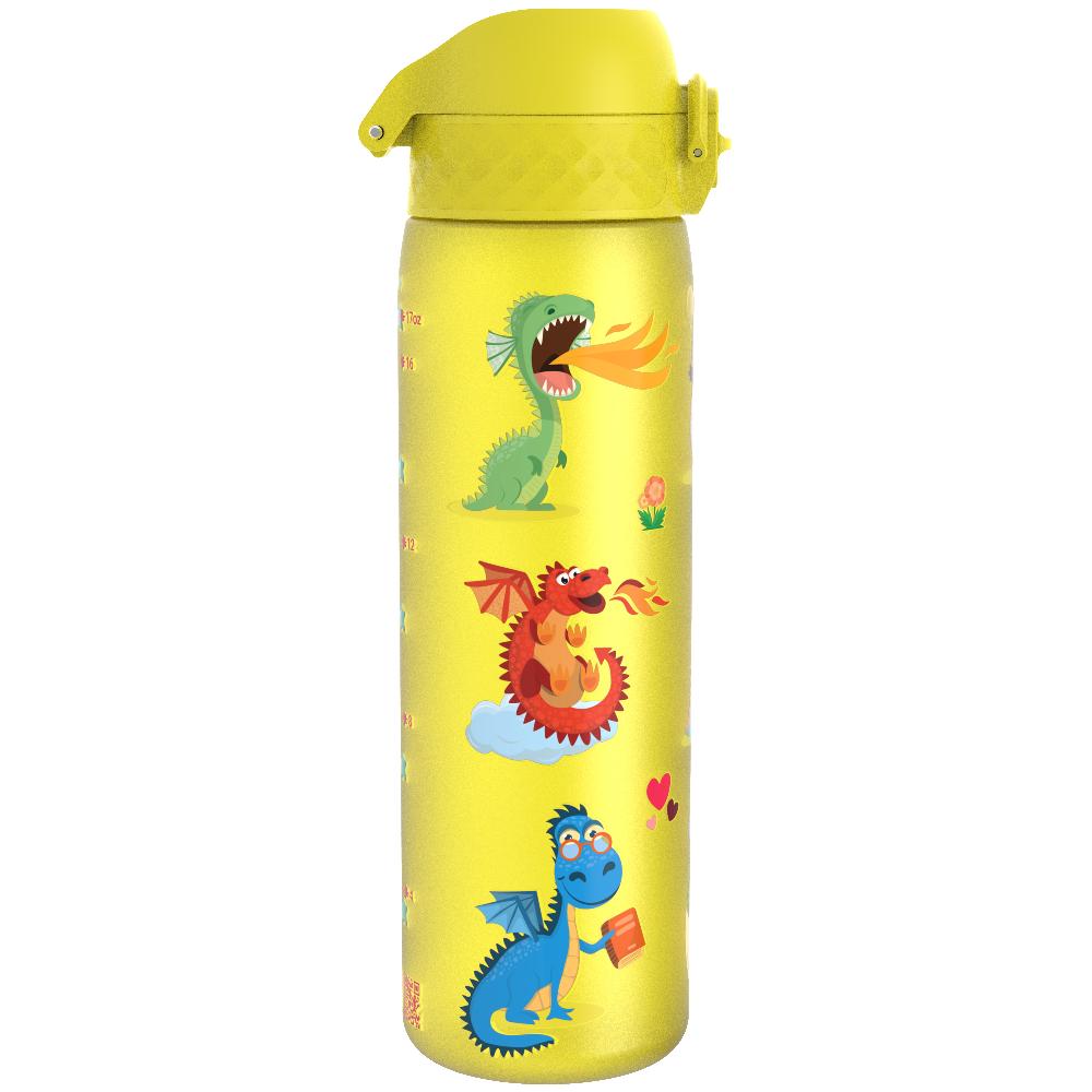 babymarkt Trinkflasche auslaufsicher 500 ml Drachen / gelb Fabrik Onlineshop
