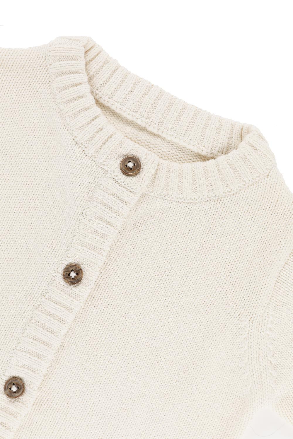 babymarkt Strickoverall strikka Grobstrick creme Super Rabatt