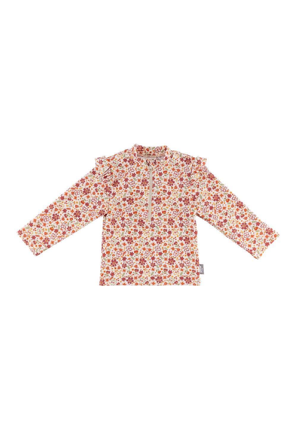 babymarkt Langarm-Schwimmshirt Blumen ecru Verkauf