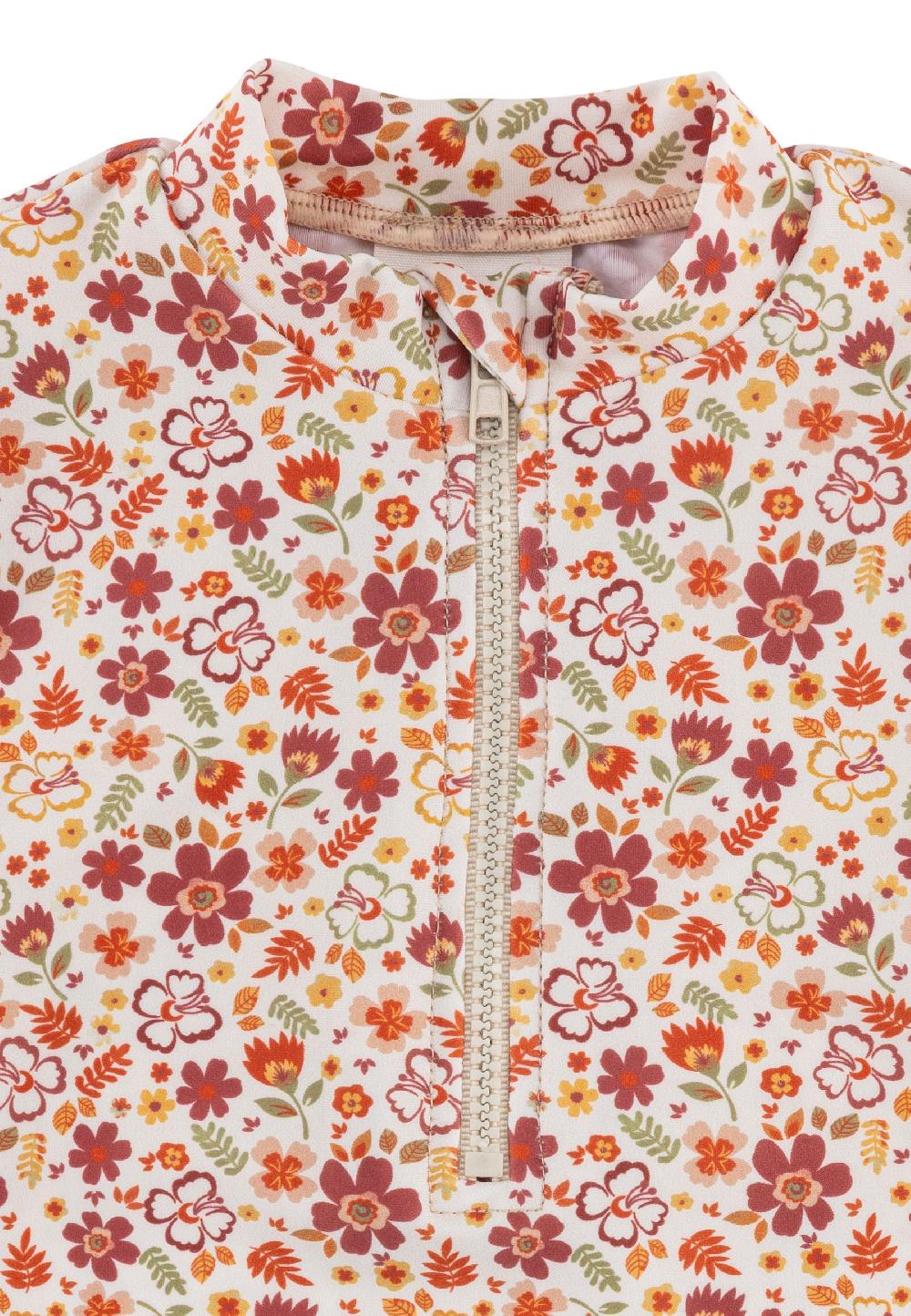 babymarkt Langarm-Schwimmshirt Blumen ecru Verkauf