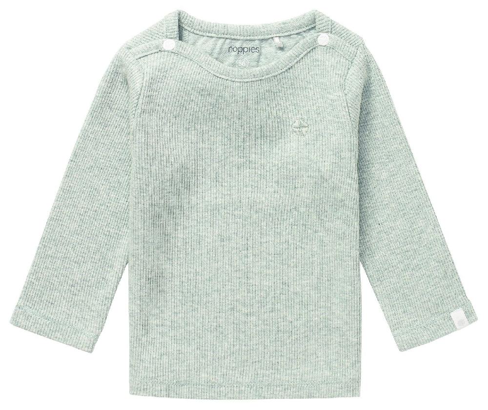 babymarkt Langarmshirt Natal Grey Mint Melange