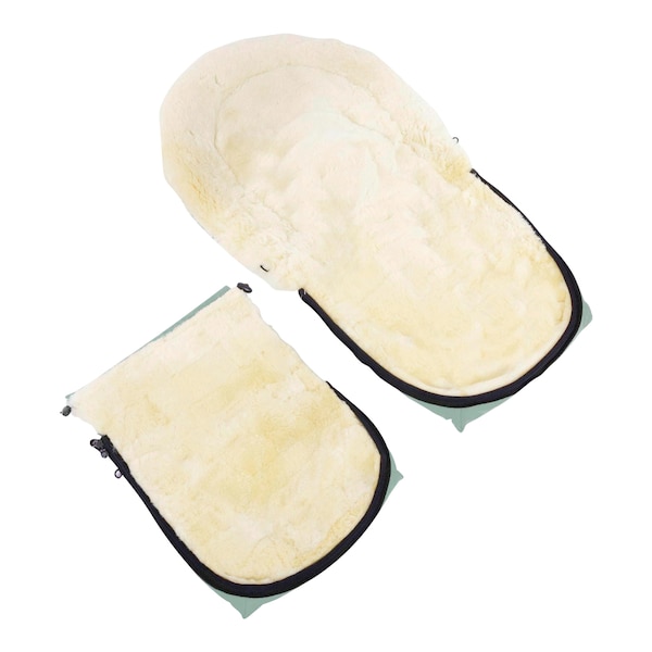 babywalz Werner Christ BabyWinterfußsack Lammfell Oslo für Babyschalen sage Günstig kaufen
