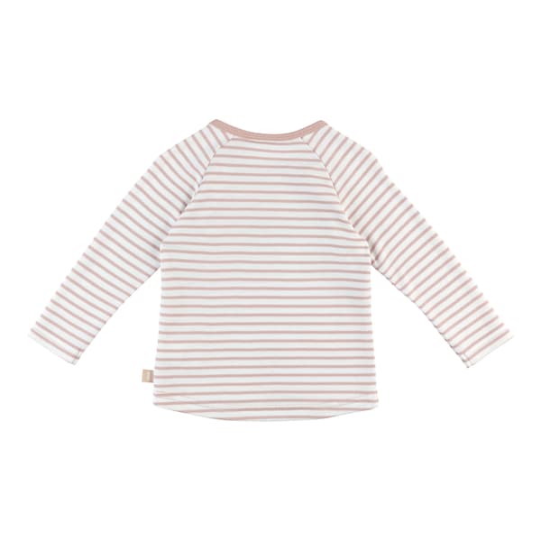 babywalz Bornino - Farm LifeRaglanshirt langarm Ringel Auto rosa/offwhite Preisnachlass