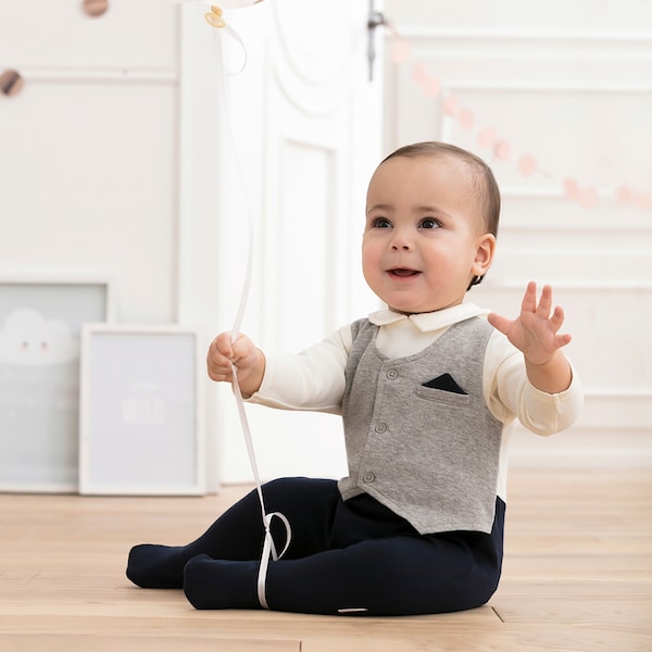 babywalz Bornino - FESTLICHE MODEStrampler-Anzug Valentinstagsangebot