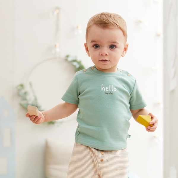 babywalz Bornino - Tiny HousesT-Shirt Hello Jubiläumsangebot
