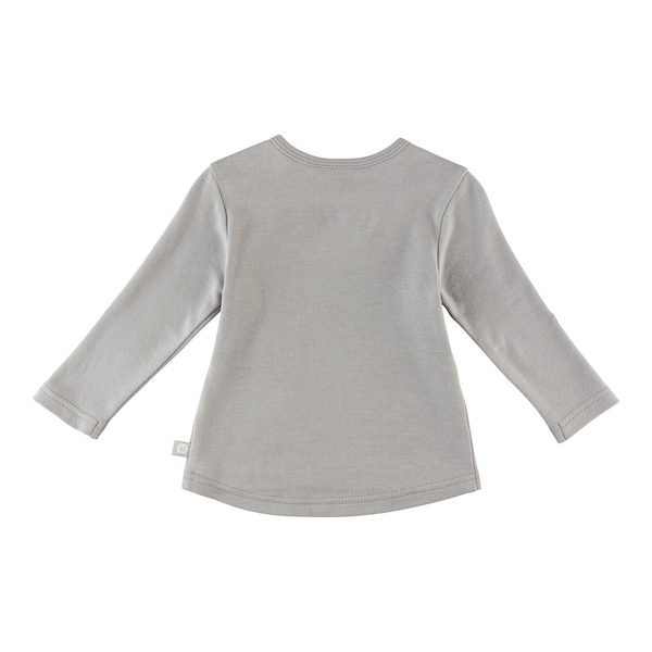 babywalz Bornino - Cute FoxShirt langarm Fuchs grau Zeitlich begrenztes Angebot