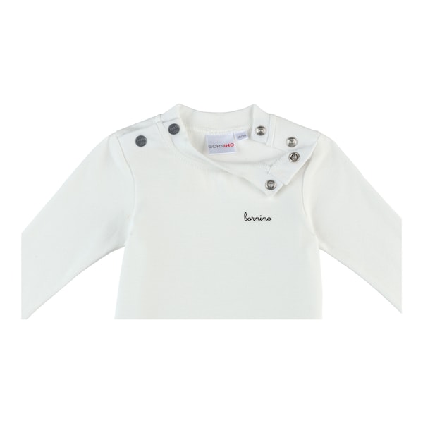 babywalz Bornino - Farm LifeStrampler-Set 2-tlg. mit Shirt Traktor grün/offwhite Blitzangebot
