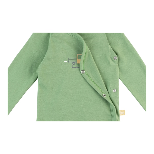 babywalz Bornino - Farm Life2er-Pack Wickelbodys langarm Traktor blau/grün/offwhite Saisonale Angebote