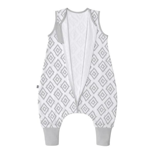 babywalz emma & noahGanzjahres-Sleepoverall 1.0 TOG Rauten grau Vierteljährliche Förderung