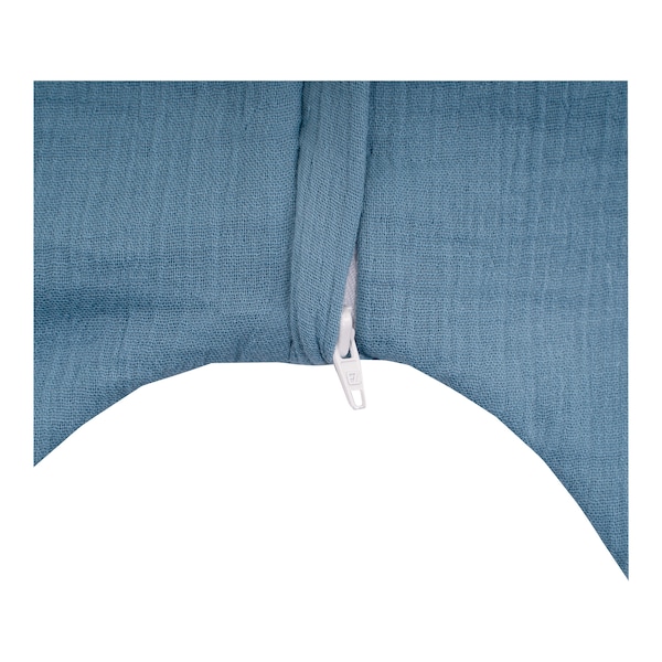 babywalz Julius ZöllnerSommer-Sleepoverall Jumper Musselin mit Beinen 0.5 TOG blau Auslauf