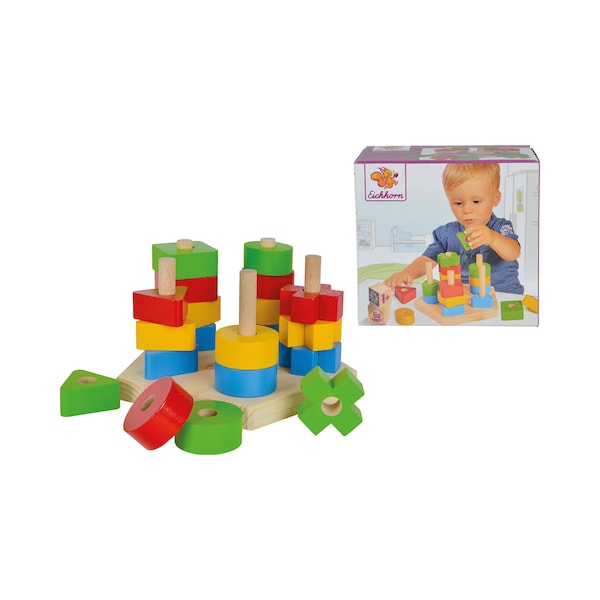babywalz EichhornSteckplatte aus Holz 21-teilig Flash Sale