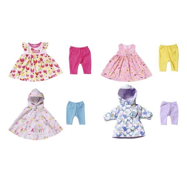 babywalz Zapf Creation - BABY BORNPuppen Outfit 4 Jahreszeiten Set 43cm Weihnachtsangebot