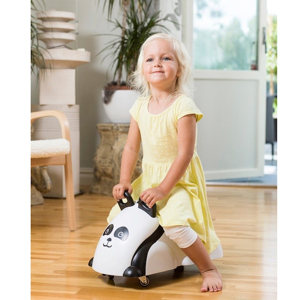 babywalz VikingtoysRutscher Cute Rider schwarz/weiss - Panda Muttertagsangebot