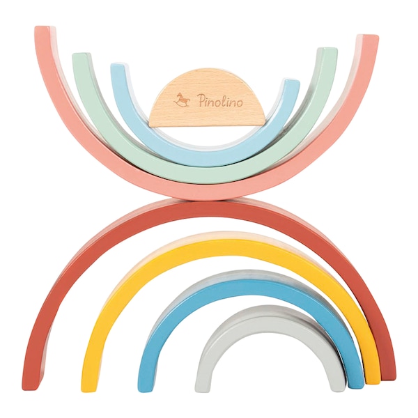 babywalz PinolinoHolzbausteine Regenbogen Ruby Top Angebot
