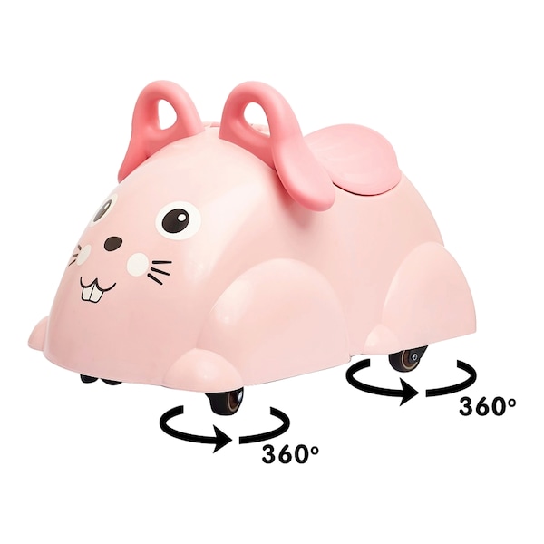 babywalz VikingtoysRutscher Cute Rider rosa - Hase Neueste Mode
