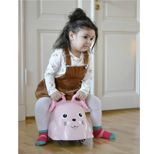 babywalz VikingtoysRutscher Cute Rider rosa - Hase Neueste Mode