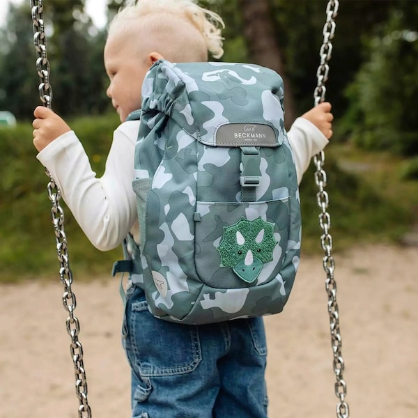 babywalz BeckmannKindergartenrucksack Classic Mini Dino grau Bestseller