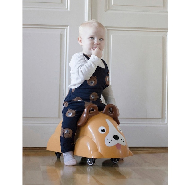 babywalz VikingtoysRutscher Cute Rider hellbraun - Hund Tiefpreis
