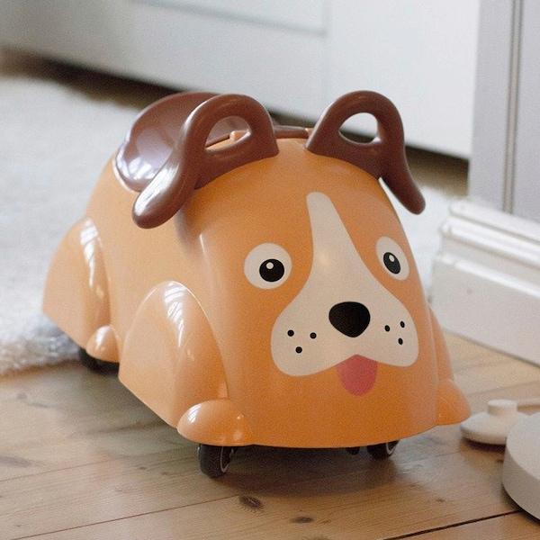 babywalz VikingtoysRutscher Cute Rider hellbraun - Hund Tiefpreis