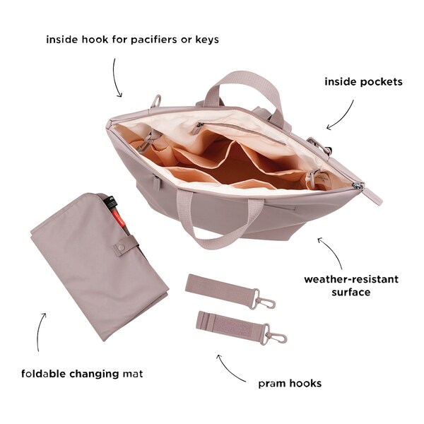babywalz Done by DeerWickelrucksack rosa Speichern exportieren