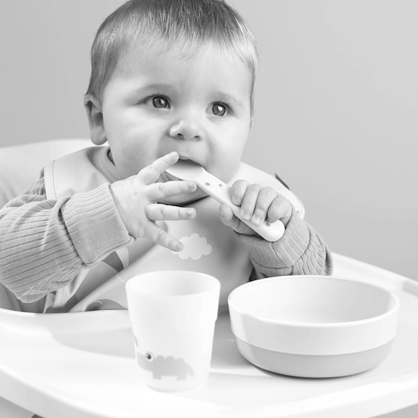 babywalz Done by Deer3-tlg. Geschirrset Foodie Elphee rosa Fabrikpreis