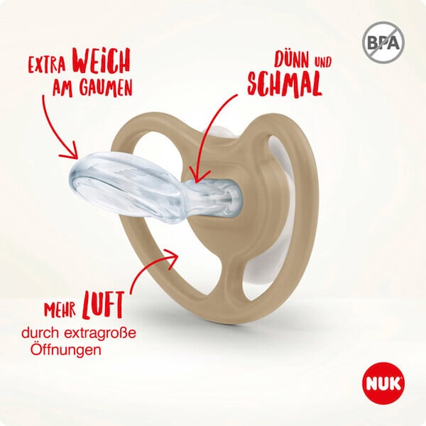 babywalz NUK2er-Pack Schnuller Space Night 0-6M Löwe / Sterne Günstig kaufen