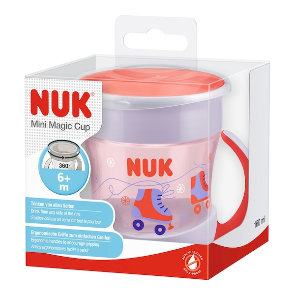 babywalz NUKTrinklernbecher Mini Magic Cup 160ml rot Black Friday