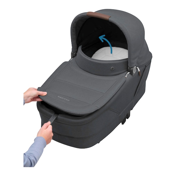 babywalz Maxi-CosiKombikinderwagen Oxford Plus twillic graphite Kostenlose Rückgabe