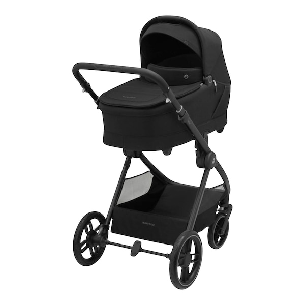babywalz Maxi-CosiKombikinderwagen Oxford+ Travel-Set inkl. Babyschale Pebble 360 Pro 2 und Isofix-Basis FamilyFix 360 Pro twillic black Super Rabatt