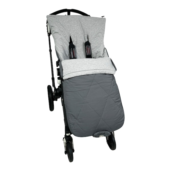 babywalz KaiserSommerfußsack AURORA dark grey Im Verkauf
