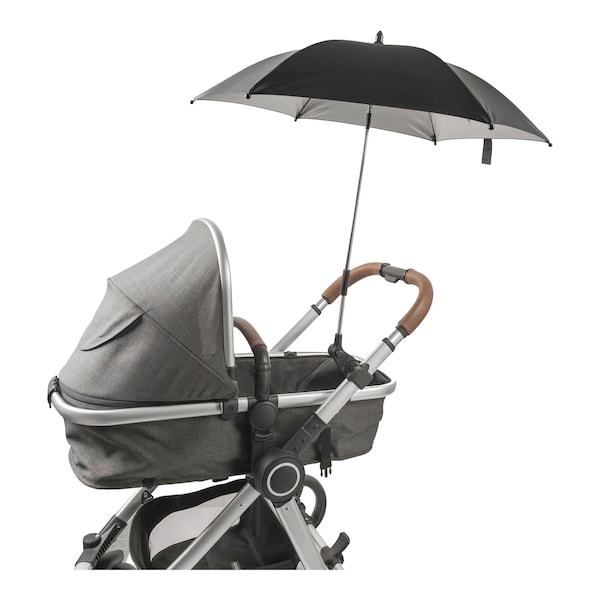 babywalz babycabUniversal Sonnenschirm für Kinderwagen schwarz Fabrikverkauf