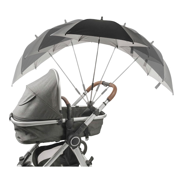 babywalz babycabUniversal Sonnenschirm für Kinderwagen schwarz Fabrikverkauf